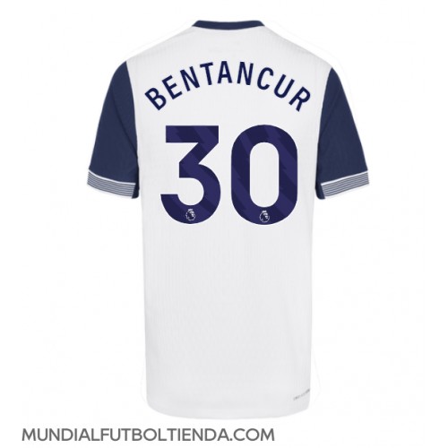 Camiseta Tottenham Hotspur Rodrigo Bentancur #30 Primera Equipación Replica 2024-25 mangas cortas